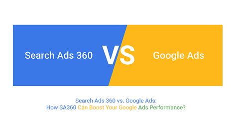 Difference Between Search Ads 360 vs. Google Ads:.